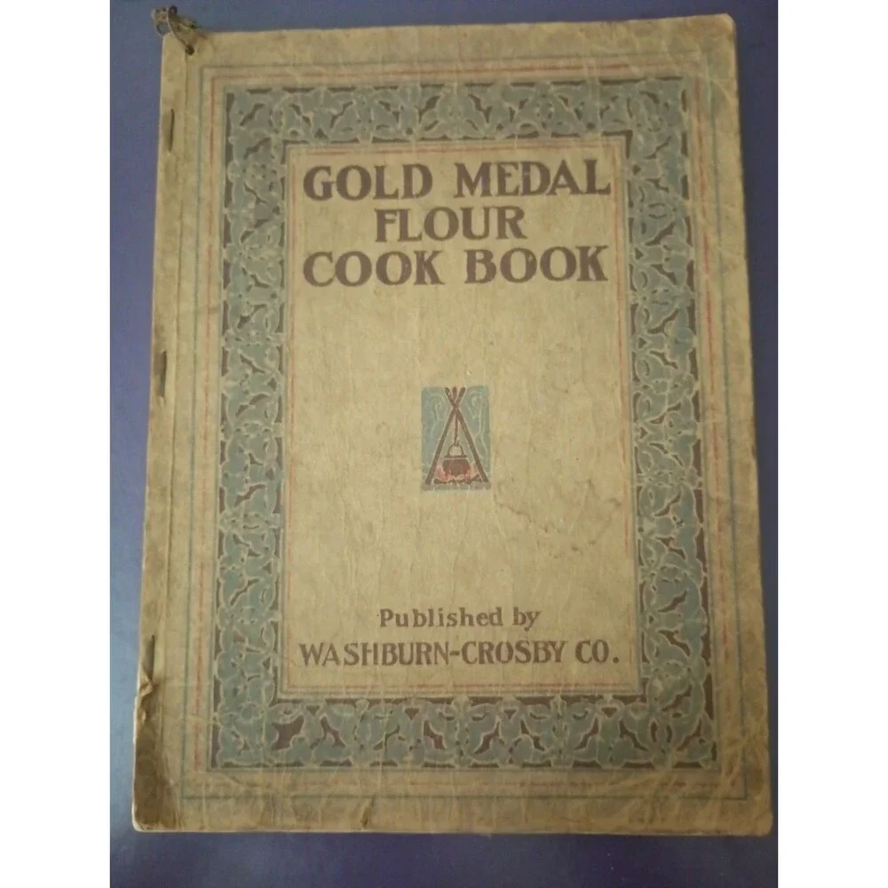 Antique 1910 Gold Medal Flour Cook Book Washburn-Crosby Co. Soft Cover Book